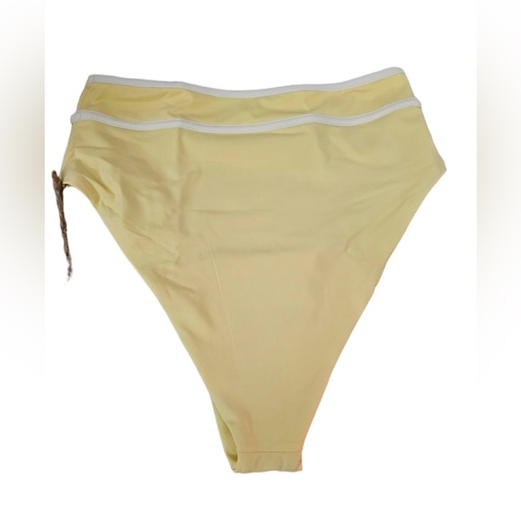 Stone Fox Swim Juniper Bottom in Pale Banana size Small - Picture 2 of 5